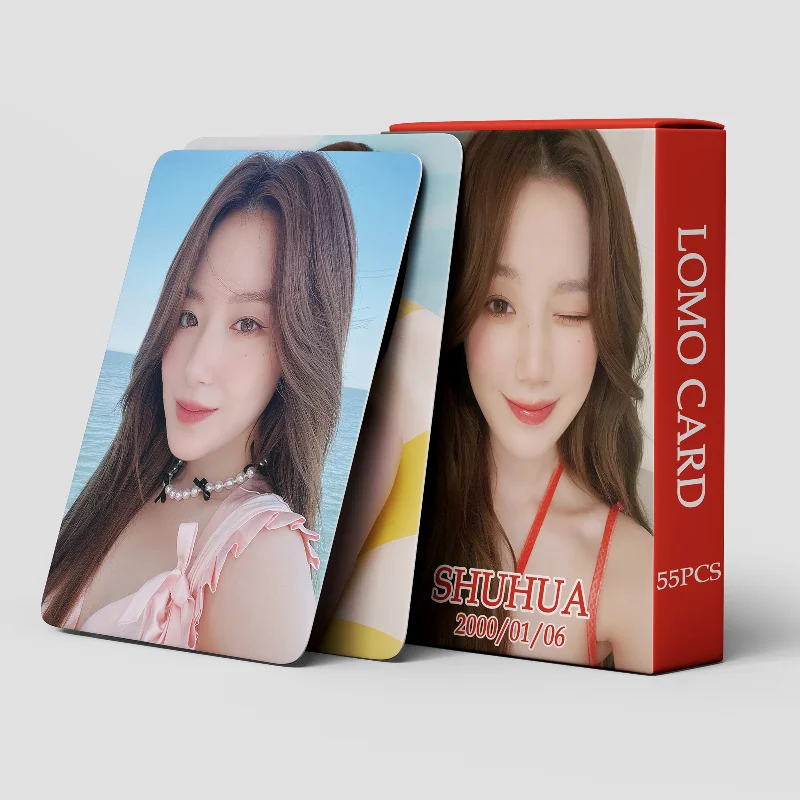 

55pcs/Set Kpop Idol (G)I-Dle Lomo Cards Photo Album Card Photocard Pictures Yeh Shuhua Fans Collection Gift