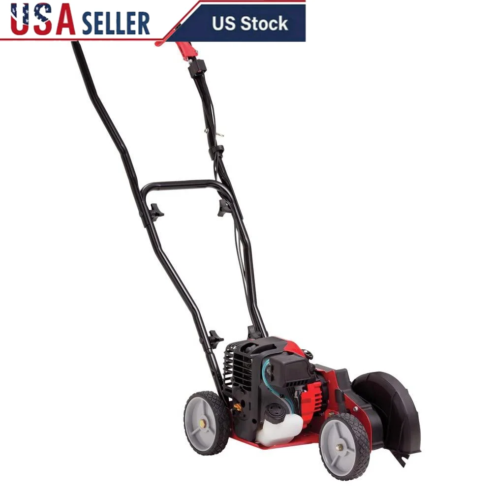 Gas Powered 30cc  4-Cycle Driveway Edger Clean Edge with 9-inch Steel Blade Easy Start SpringAssist Technology Prime & Go System