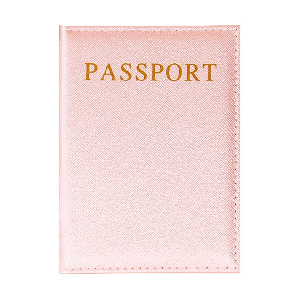 Porta passaporto da lavoro vintage RFID da donna e da uomo Porta carte di credito impermeabile in pelle PU Borsa protettiva per passaporto