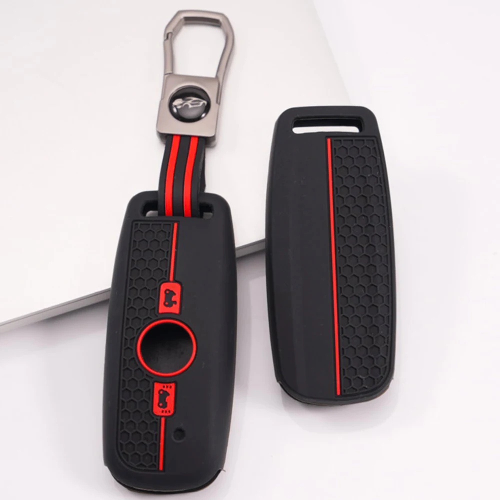 Key Case Cover With Chain For Honda GL1800 Gold Wing Goldwing F6B Gold Wing Tour DCT Durable Soft Touch Exact Fit Protective