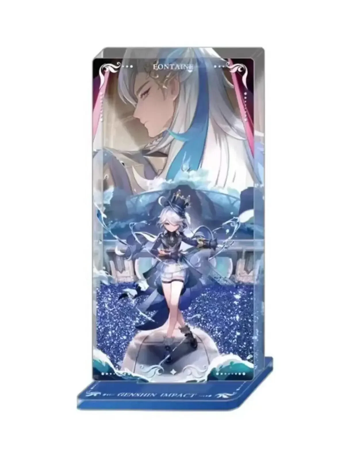 Anime Genshin Impact Furina Quicksand Standing Board Cospaly Decorate Cartoon Drift Sand