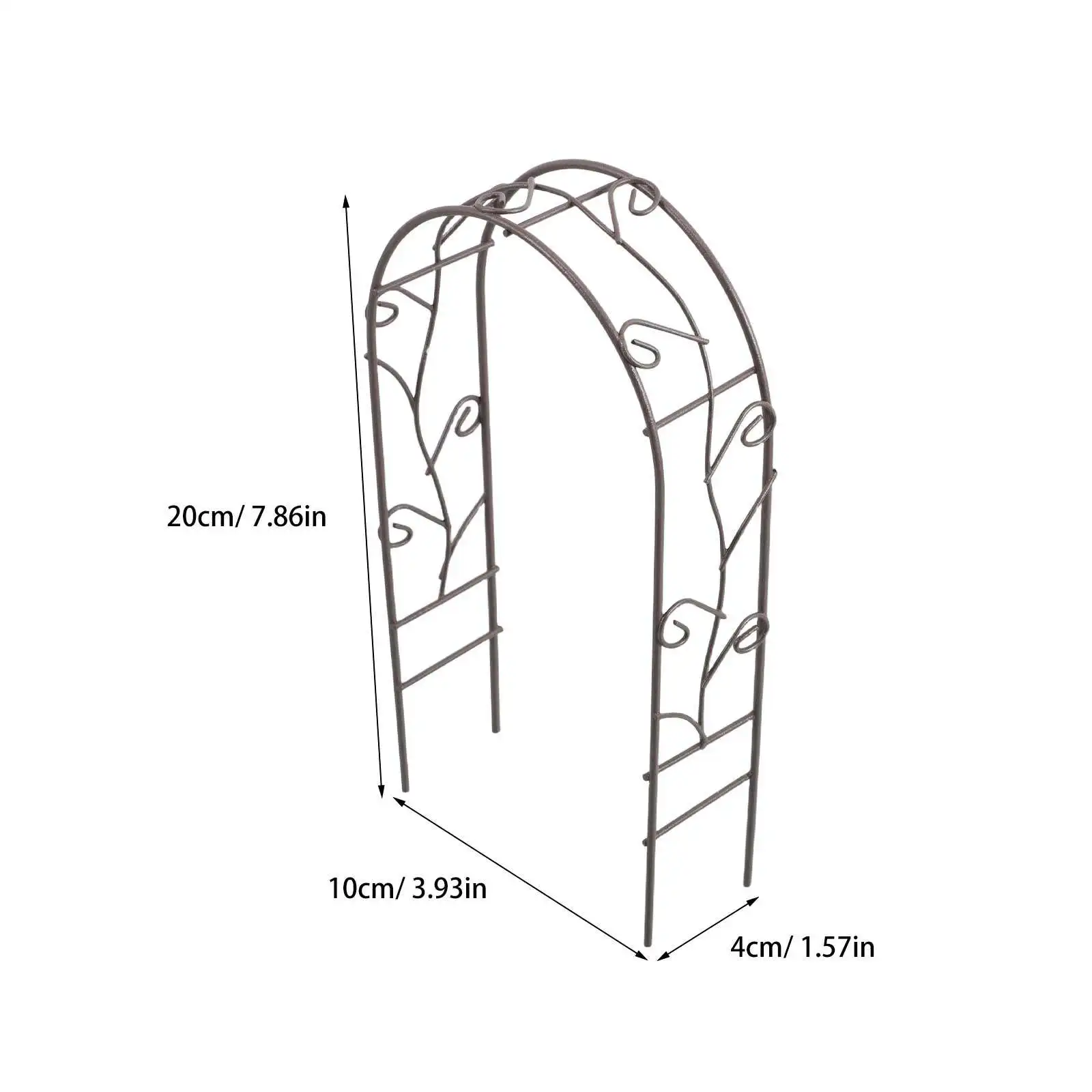 Mini Wedding Arch European Style Elegant Decoration for Fairy Garden Micro Landscape Dollhouse Wedding Scene Accessories