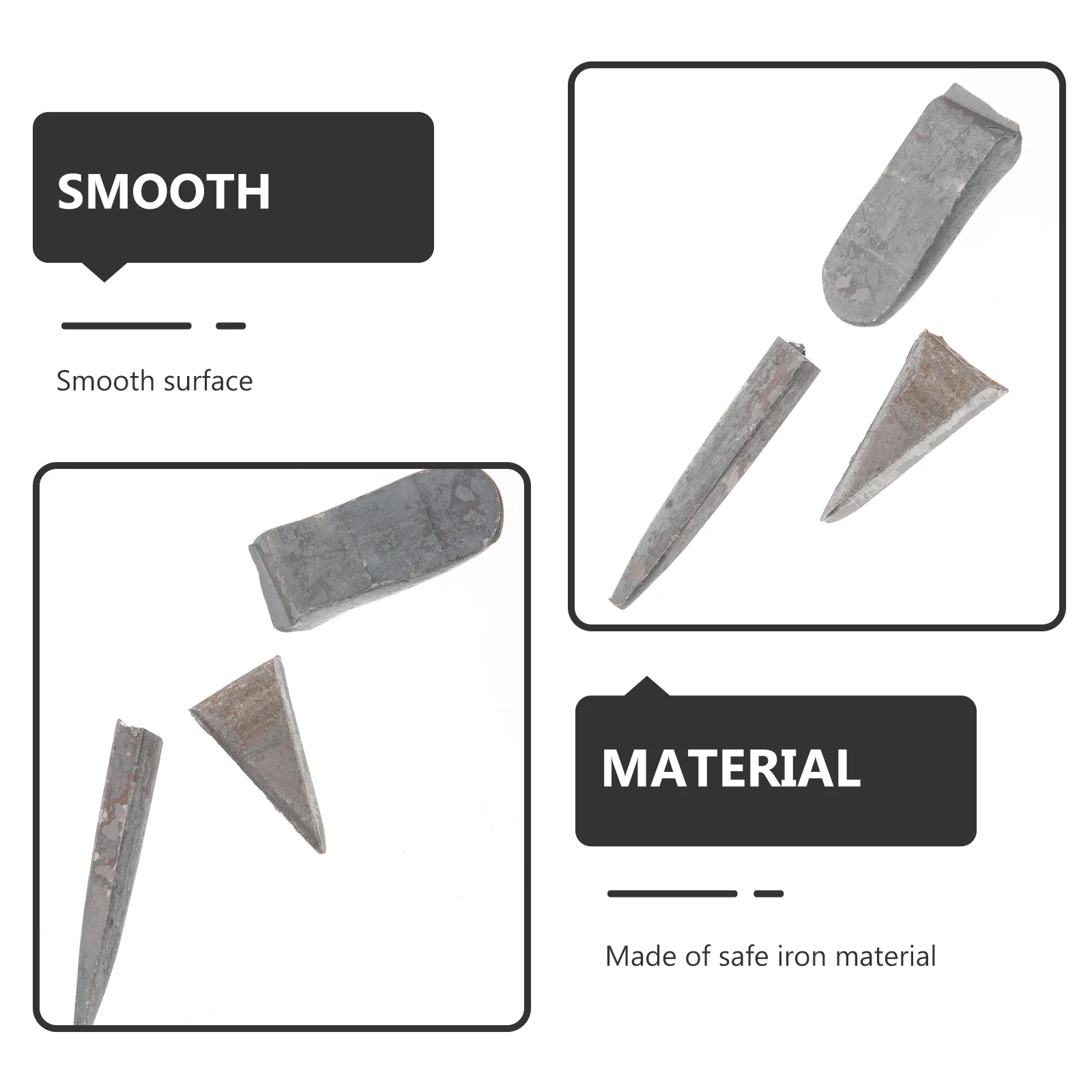 

3pcs Wedges Replacement Metal Wedge For Axe Handle Fixing Taper Wedges Tool Accessories Outdoor Repair Wedge