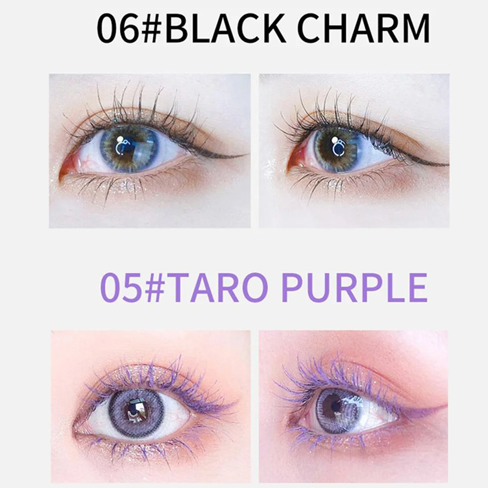 6 pz 3D Lash Mascara Impermeabile Arcobaleno Colore Volume Lunghezza Istantaneo Definido Curl Ciglia Trucco Mascara Crema Da Indossare Lungo