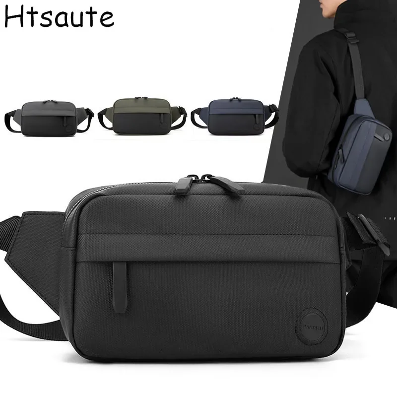 

Lightweight Men's Chest Bag Casual Oxford Crossbody Bag Hiking Funny Packs Sling Bag for Outdoor Sports & Daily Commute