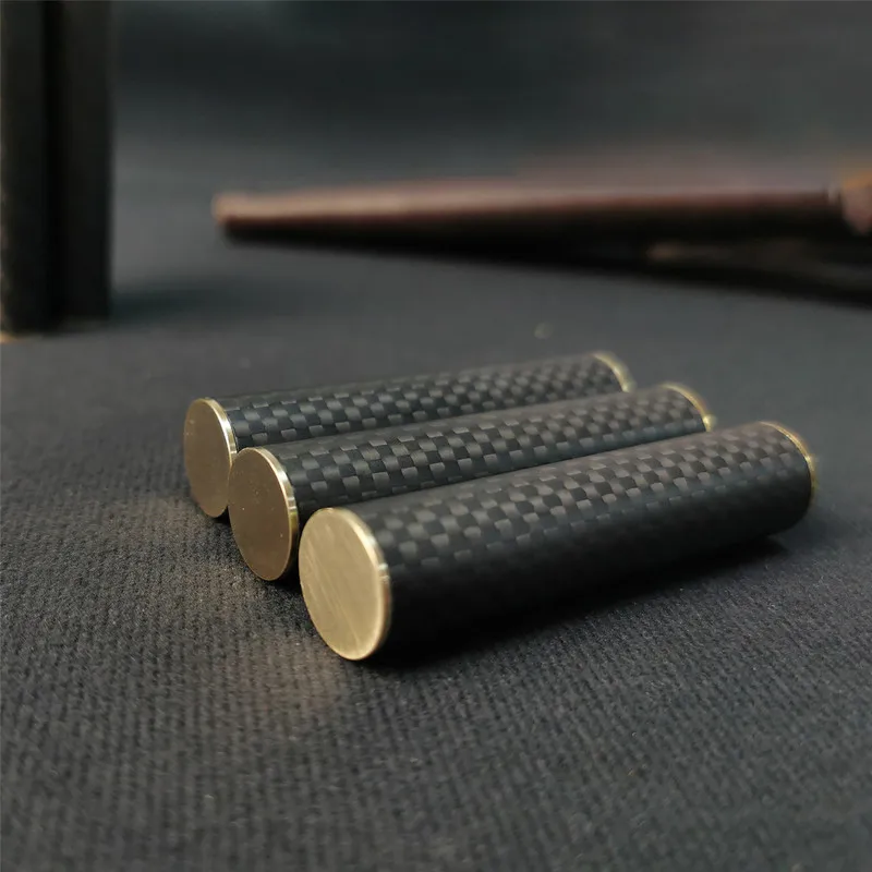 Magnetic Metal Carbon Fiber Fidget Spinner Three Section Stick Finger Toy Stress Relief Edc Boredom Breaker