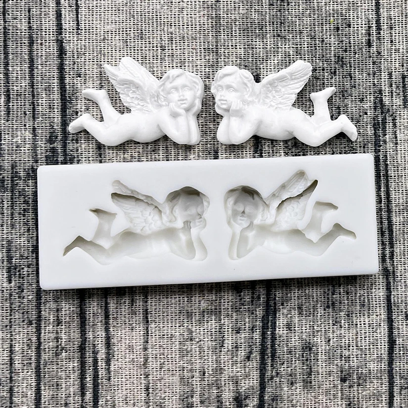 Angel Baby Silicone Mold Fondant Chocolate Sugarcraft Mold Cake Decorating Tools Baking Accessories