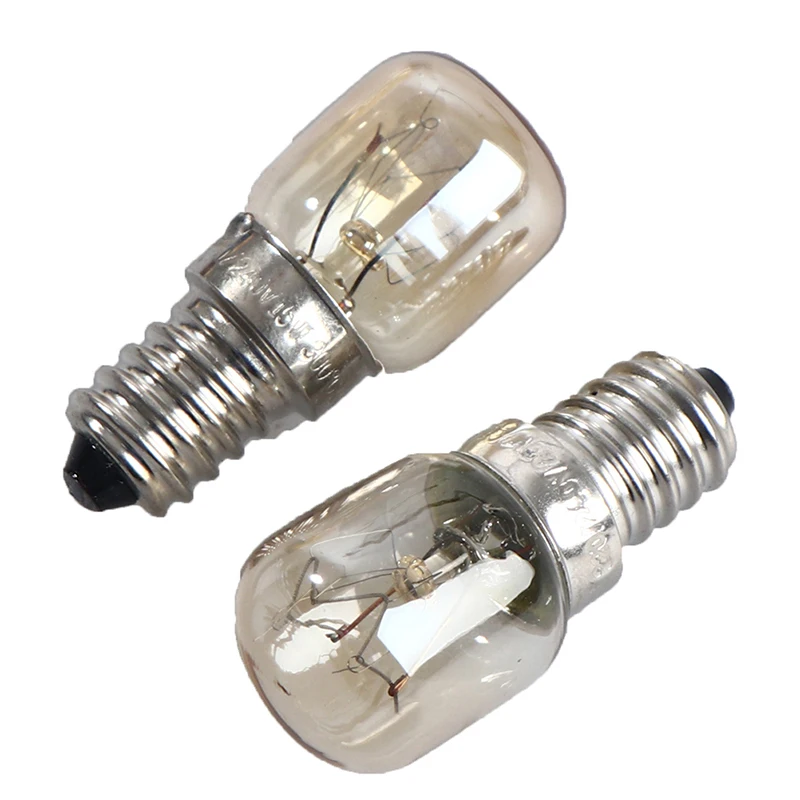 Oven Light 25W High Temperature Resistant 300 Degree Oven Microwave Oven Bulb Salt Lamp E14 Small Screw Mouth