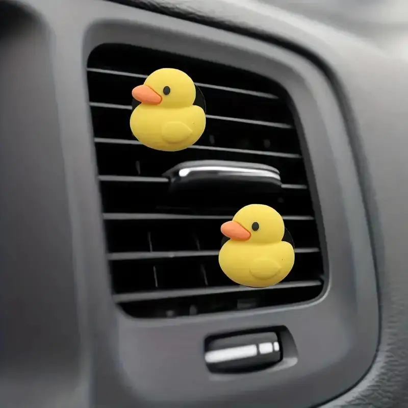 Cute Duck Car Air Vent profumo Clip simpatico cartone animato adorabile deodorante accessori per auto profumi profumati