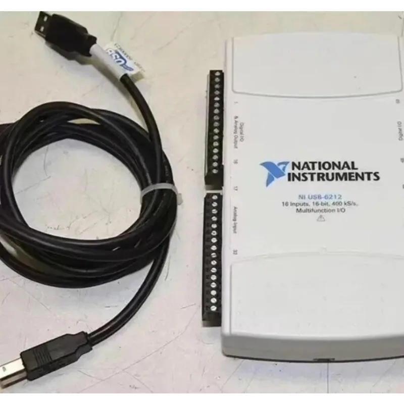 Used National Instruments NI USB-6212 780107-01 16AI 16-Bit 400kS/s 2AO 32DIO Multifunction DAQ M Series  I/O#familitrade