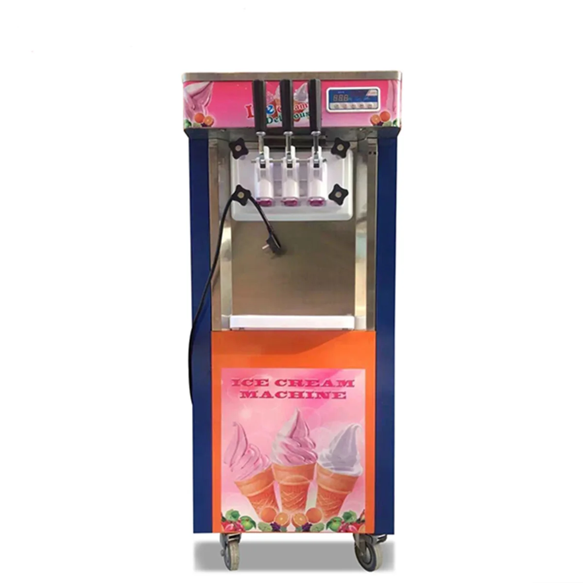 &A*Pakistan Swirl Freeze Pasmo Cheap Cold Stone Automatic Ice Cream Machine Maker Commercial Ice Syrup Ice Cone in Pakistan