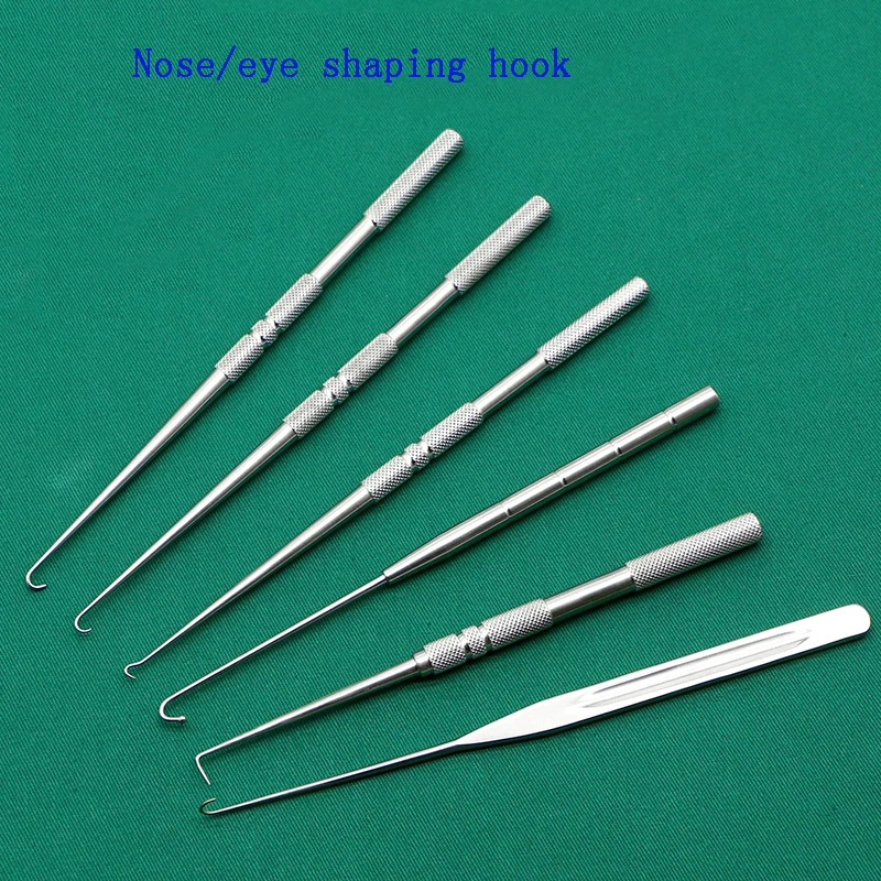 eauty and plastic surgery double claw hook double ball hook micro double claw skin hook sharp blunt head eyelids hook