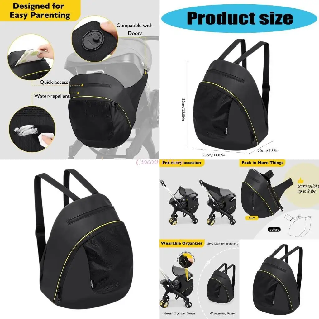 

Y1UB Portable 2 в 1 коляски висящие сумки для мамы рюкзак для ящика Оксфорд Организатор