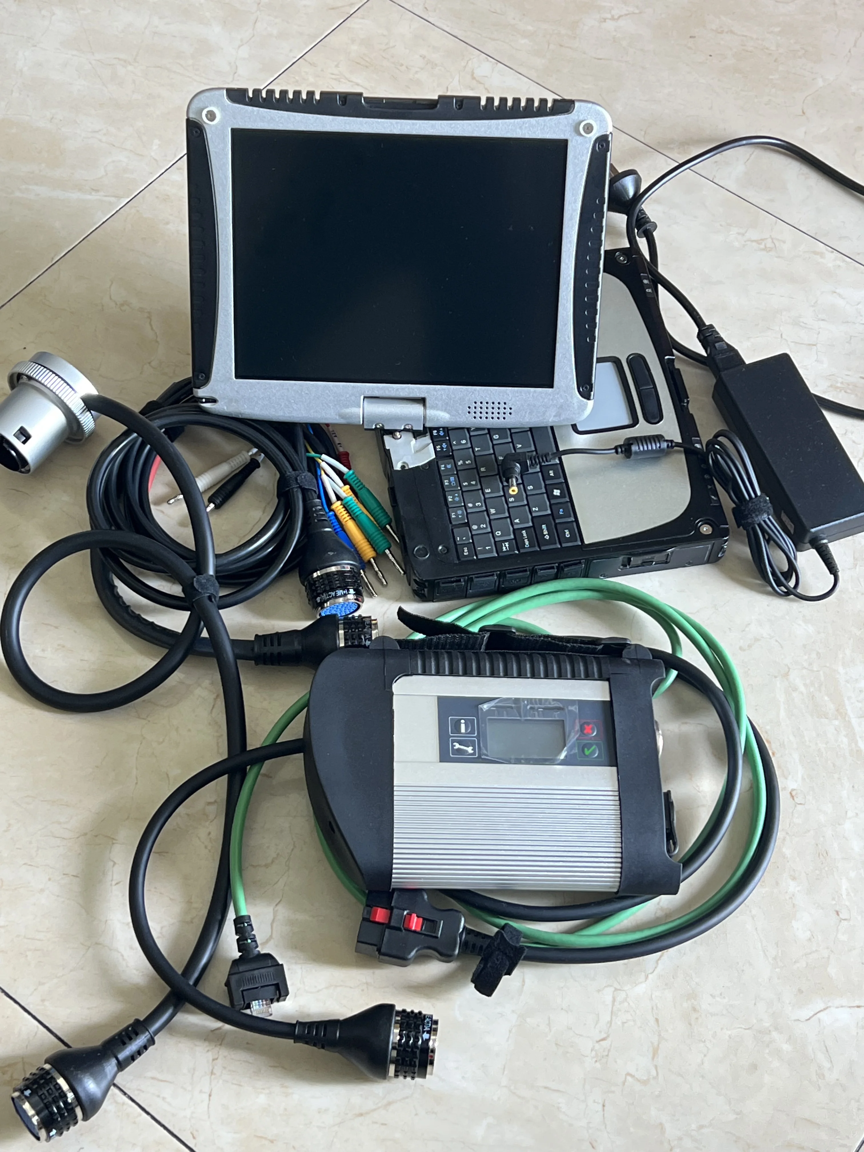 MB STAR C4 SD Connect c4 Plus DOIP WIFI Multiplexer Diagnostic Tool voor Mercedes met CF19 Toughbook Auto Vrachtwagen Diagnose