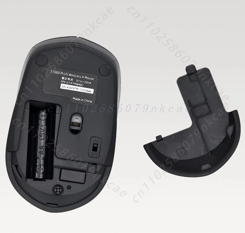 For HP, wireless mouse mute male and female office unlimited S1000 small and easy to use black and white optional