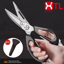 Heavy Duty kitchen scissors,super sharp chicken bone scissors,detachable,stainless steel versatilit scissors,kitchen accessories