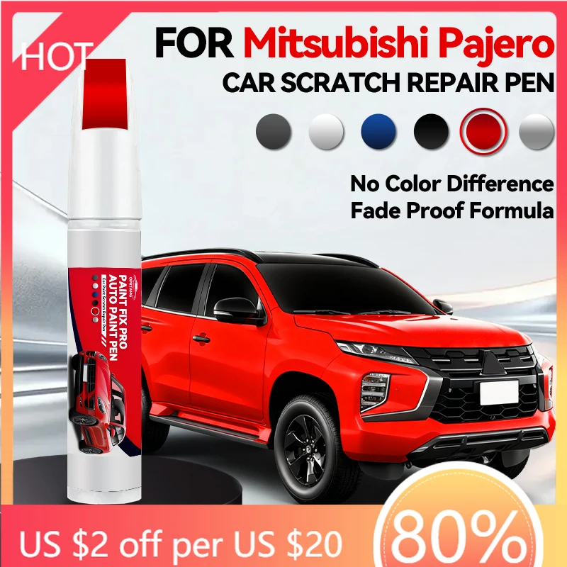 

Vehicle Dedicated Exclusive For Mitsubishi Pajero Sport Car Paint Repair Pen Touch Up Scratch Remover DIY Auto Accessories White