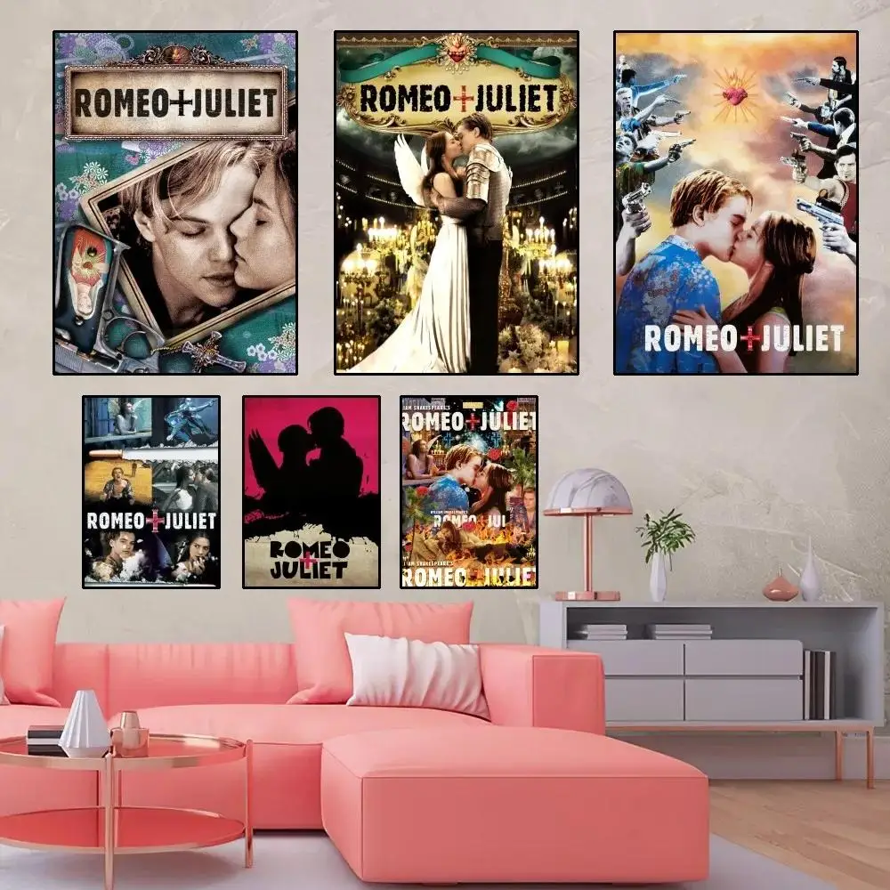 Póster estético de Romeo Julieta, decoración artística de pared para dormitorio y sala de estar