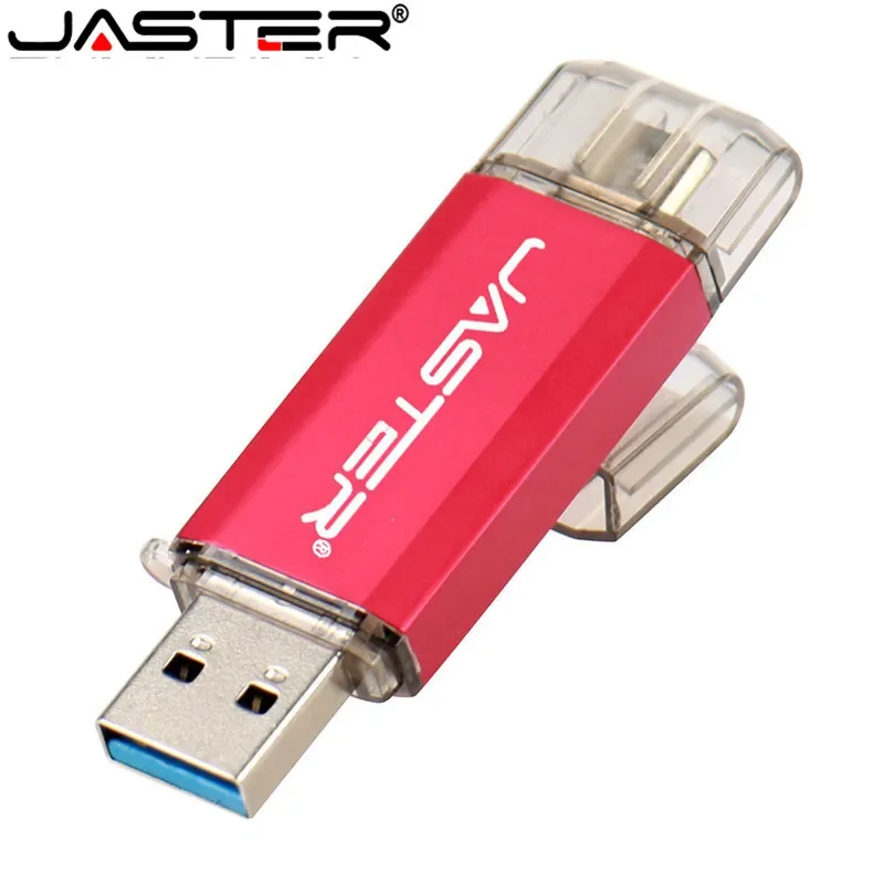 

JASTER USB 3.0 Type C OTG USB Flash Drive Pendrive for Type-C Mobile/PC 4GB 8GB 16GB 32GB 64GB High Speed Micro USB Stick