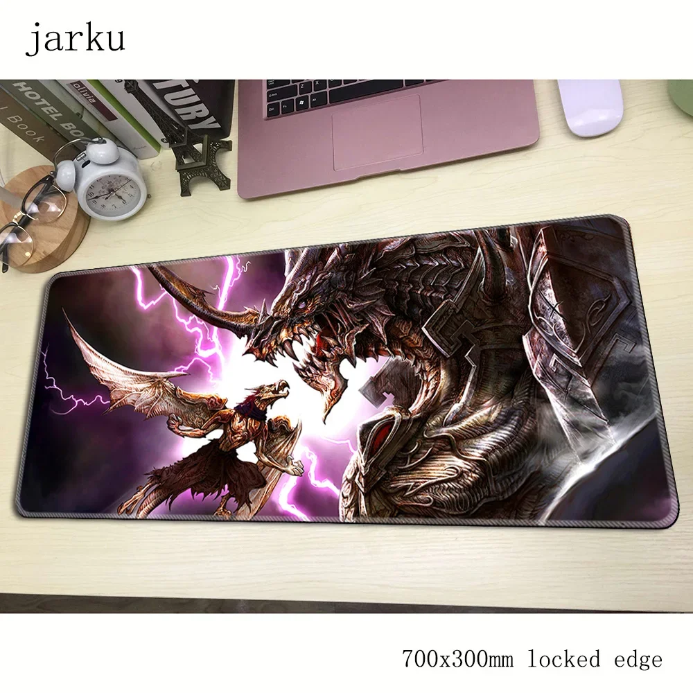 Fantasy Dragon pad mouse HD pattern computer gamer mouse pad 700x300X2MM padmouse Colourful mousepad gadget anime desk mats