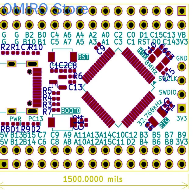 STM32H523RET6 Core Board STMicroelectronics Development Board STM32H563RIT6 Minimum System