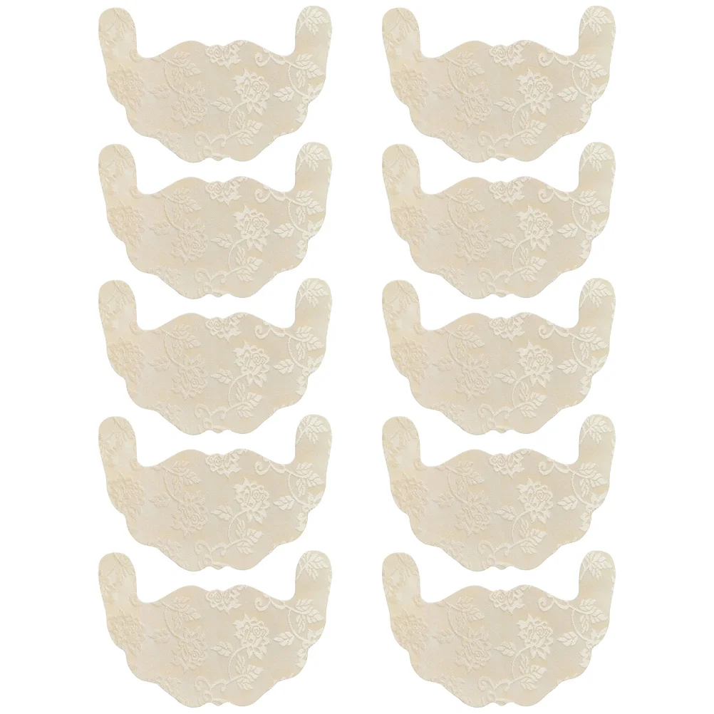 10 pièces kaki ascenseur bande Pasties adhésif respirant taille C auto-adhésif couvertures pour dos nu bretelles pure robe maillots de bain