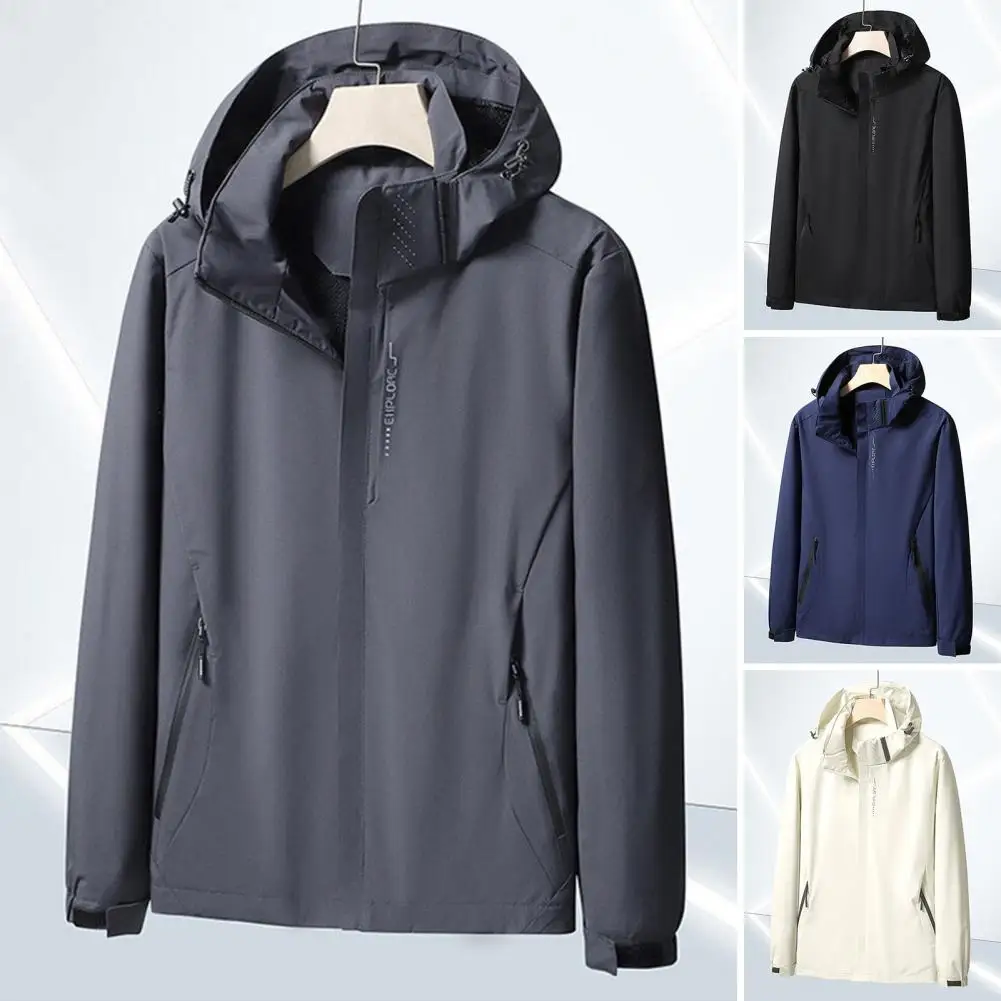 

Мужская водонепроницаемая куртка от дождя, легкий внешний плащ с капюшоном, уличная ветрозащитная куртка для пешего туризма, альпинистские уличные куртки