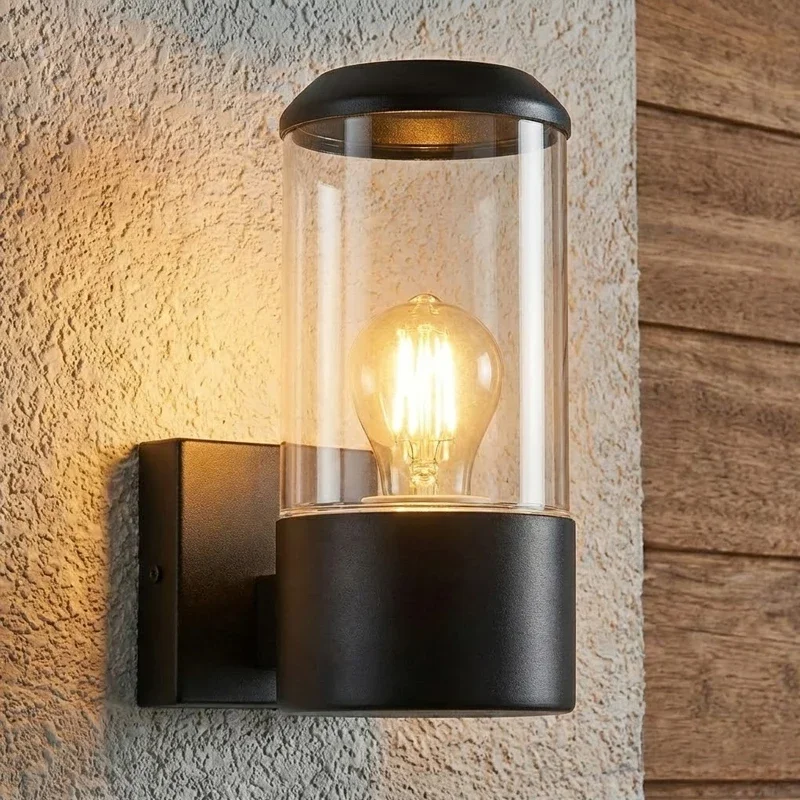 luminaria-de-parede-led-para-exterior-em-formato-de-gaiola-ip65-a-prova-d'Agua-em-aluminio-para-decoracao-de-varanda-jardim-sacada-corredor-e-escadas