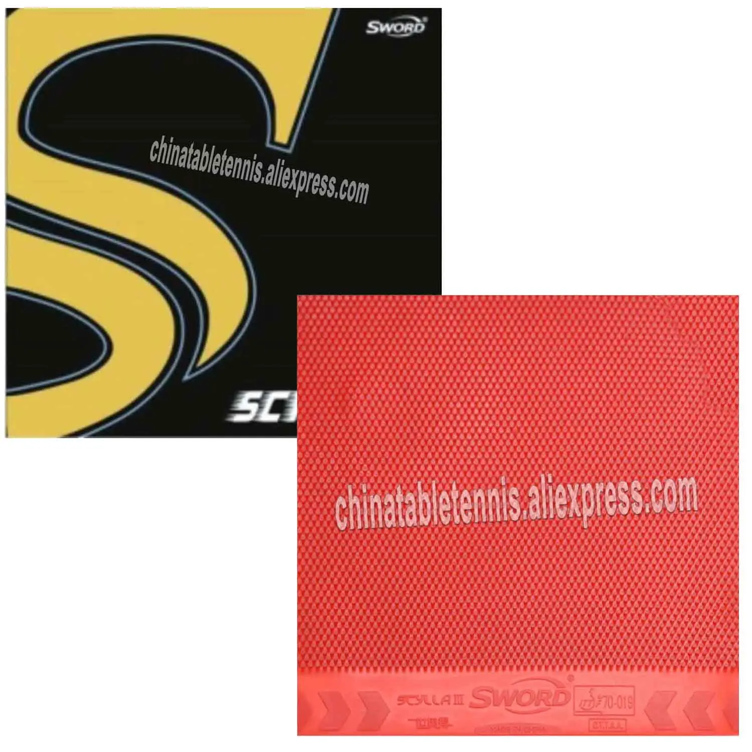 

Меч SCYLLA III для настольного тенниса, длинная резина от прыщей с губкой для пинг-понга, OX