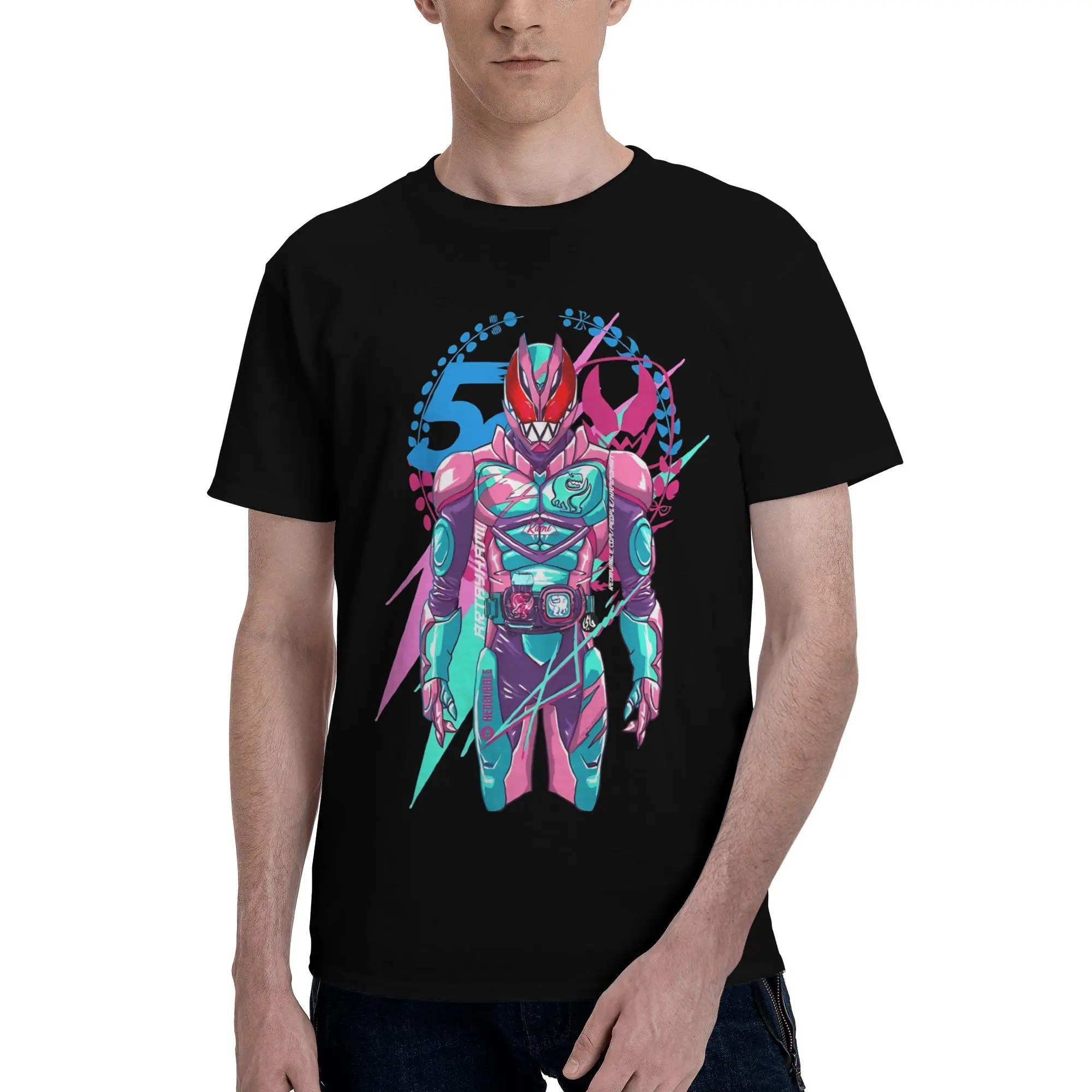 Revice!  Novelty 100% Cotton T-Shirt Bandai Kamen Rider Tops Tees For Men