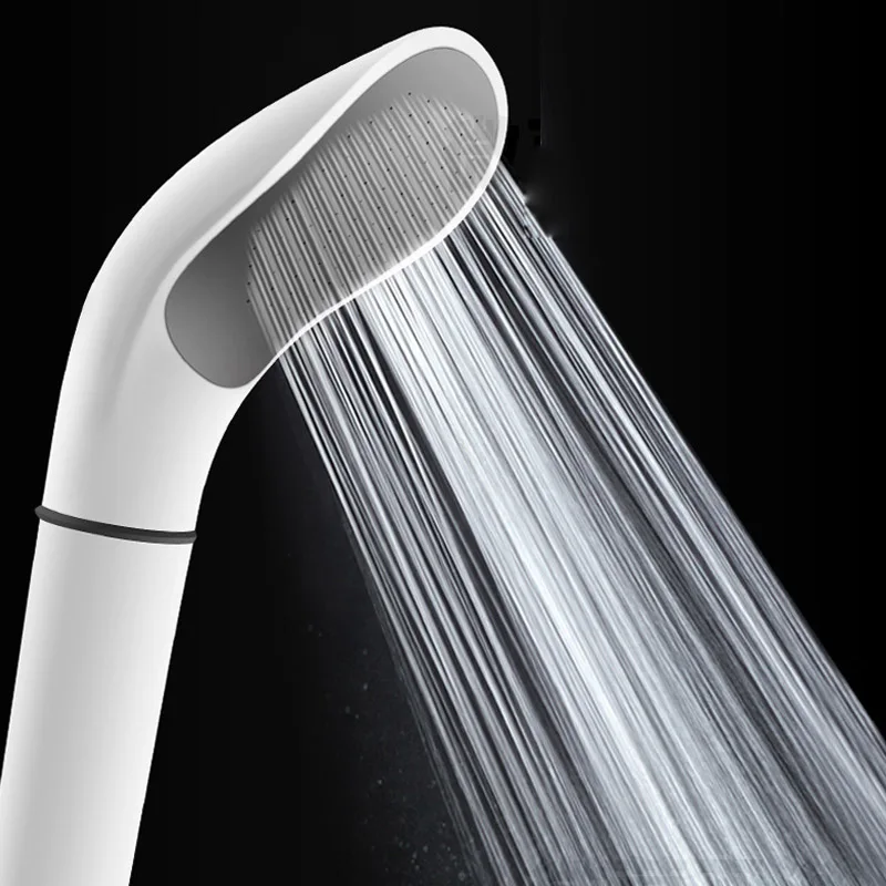 HOTAAN Elegant Design ABS Handheld Shower Head White Bathroom Showerhead for Bath Showering System