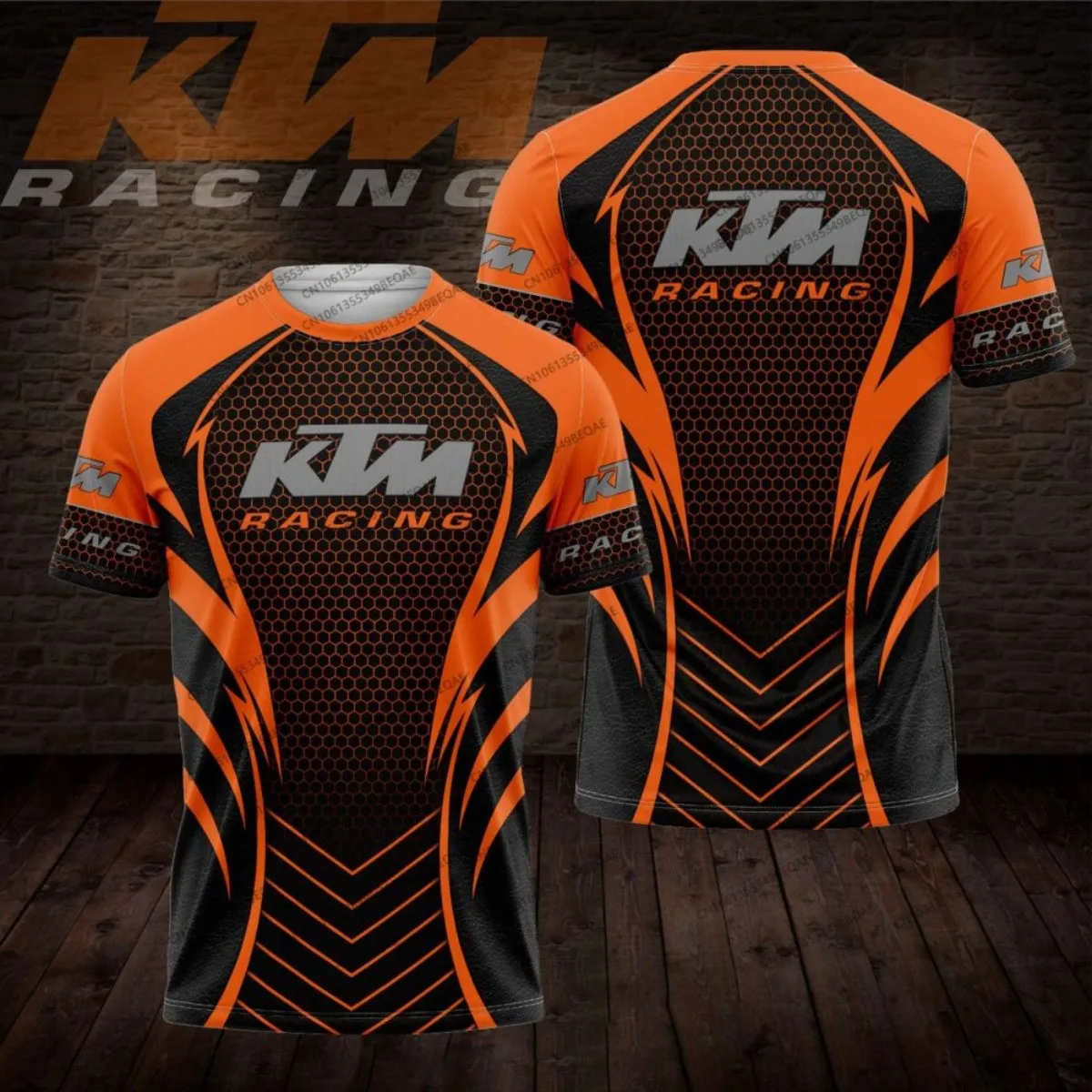 Camiseta de Motocicleta KTM 2026, Verano, Moderna, Holgada, de Manga Corta, Unisex, Diseño Deportivo Juvenil