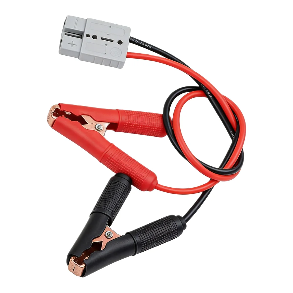 1PC 50A IP20 PC Battery Connector For-Anderson Type Connector To 12V Crocodile Clip Battery Connector 12-6AWG Connectors