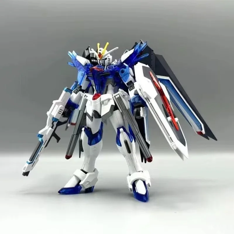 HG 1/144 Kit de modelo de ensamblaje de libertad ascendente Gaogao Color sólido claro figura de acción de Anime Robot Mecha juguete de colección de modelos de plástico