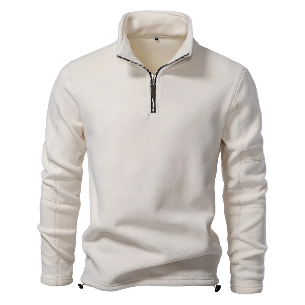 

Hot Selling Men's Fashion Fleece Warm Long Sleeved Hoodie for Winter 2024, Daily Loose Casual Versatile Trend Hoodie