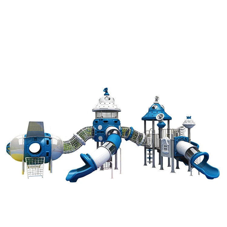 Plastic Slide Park Kids Play Area Amusement Equipment Outdoor Playground Kids for Children