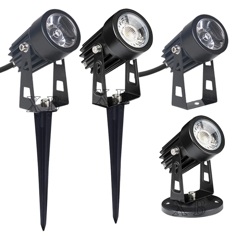 New Waterproof Landscape LED Lawn light 12V 110V 220V Landscape Spot Light IP65 outdoor led spike light 3W 5W 7W 10W garden lamp