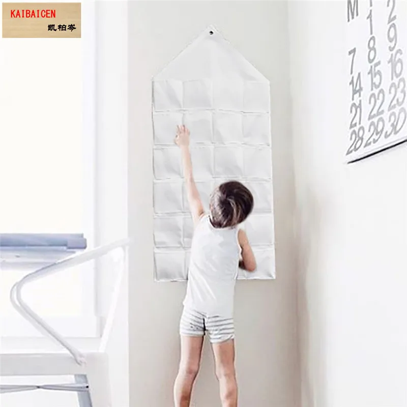 

5pcs/lot Blanks Sublimation Canvas Corner Storage Bag Hanging Panty Socks Hanging Wall Door Rear Wardrobe Organize Storage bags