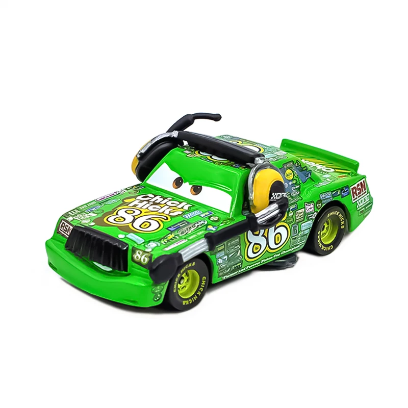 Disney Pixar Cars 1 coche 2 coches 3 juguete pistón taza Racer Rayo McQueen Dinoco Jackson Storm Metal modelo regalo para niños