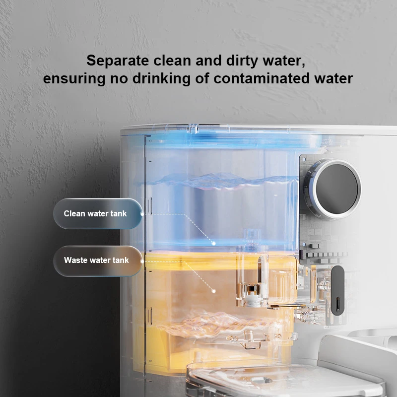 

Smart Pet Feeder 2-in-1 WiFi App Control Eco-Friendly Automatic Charging Dog Cat Food & Water Dispenser