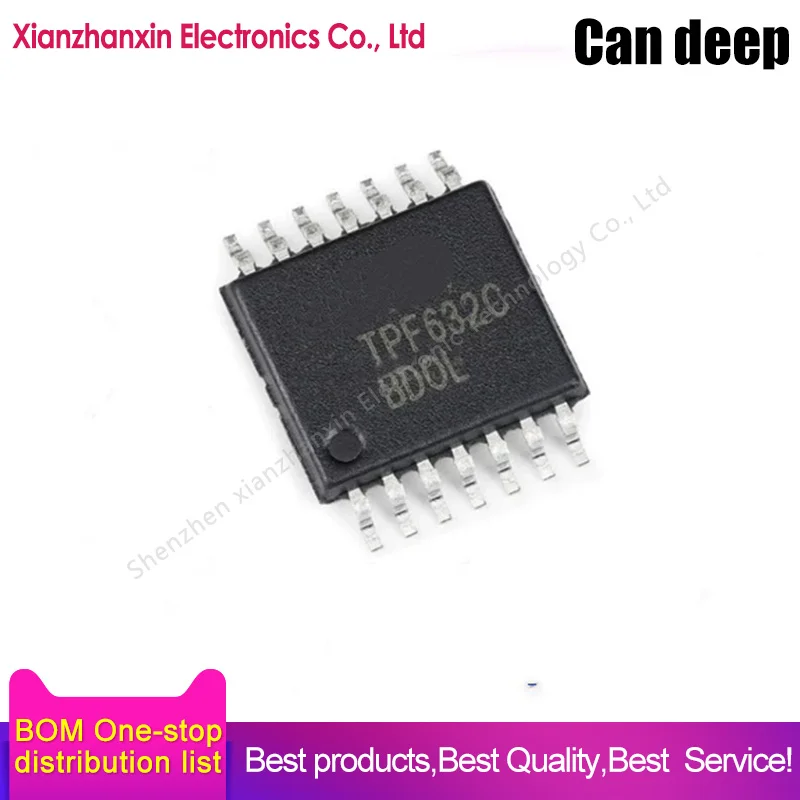10pcs/lot TPF632C-TR TPF632C TSSOP14 Video amplifier chip
