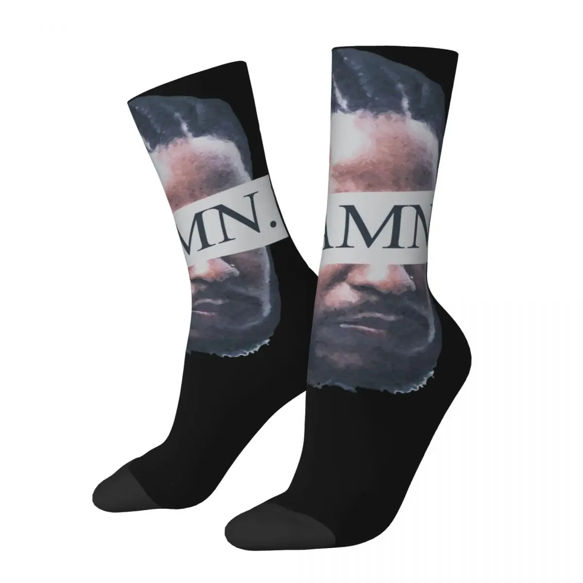 Female Male Kendrick Lamar DAMN Socks Cute Fashion Cool Rapper Hiphop Socks Harajuku Merch Middle TubeSocks Small Gifts