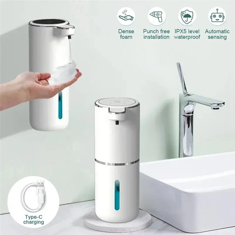 Automatic Soap Dispenser Non-Contact Soap Dispenser USB Rechargeable Adjustable Hand Sanitizera83x