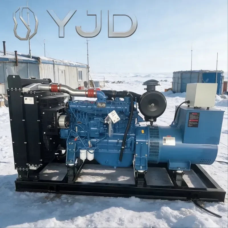 YJD Factory Direct 100kW 200kW 250kW Open Type Industrial Diesel Generator Set 230V 400V 50Hz High Torque Stable Genset