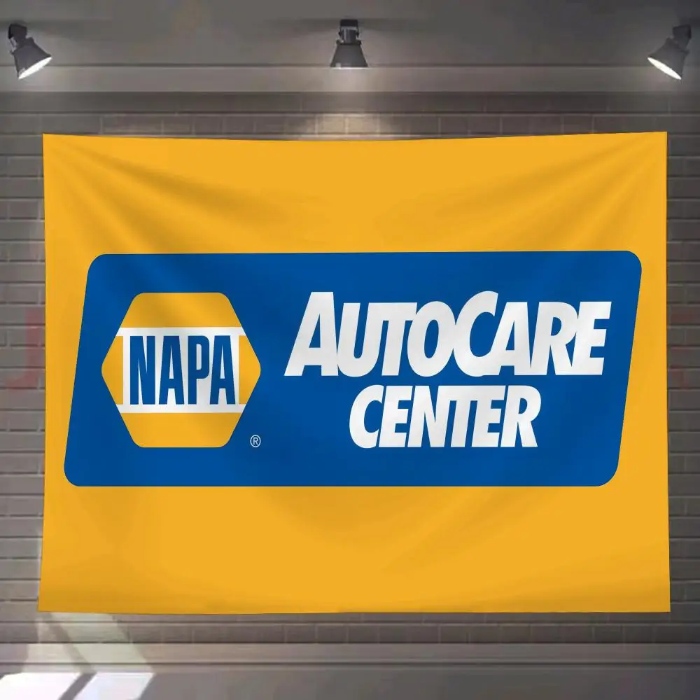 

N-NAPAS Auto Parts Logo Tapestry Custom Living Bedroom Party Dormitory Interior Wall Bohemian Decoration Attached Clip