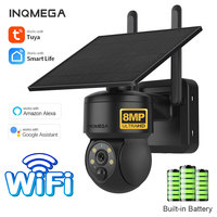 INQMEGA 8MP TUYA Solar Camera PIR Motion Detection, Can Be Installed Separately, Video Surveillance CCTV Supports Alexa