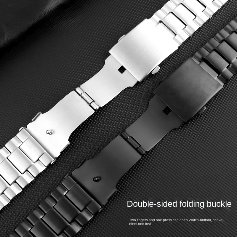 Stainless Steel Watch Band for Diesel Dz4318 4323 4283 4309 Comfortable Wearing Large Dial Watch Strap Accessories 26mm Black