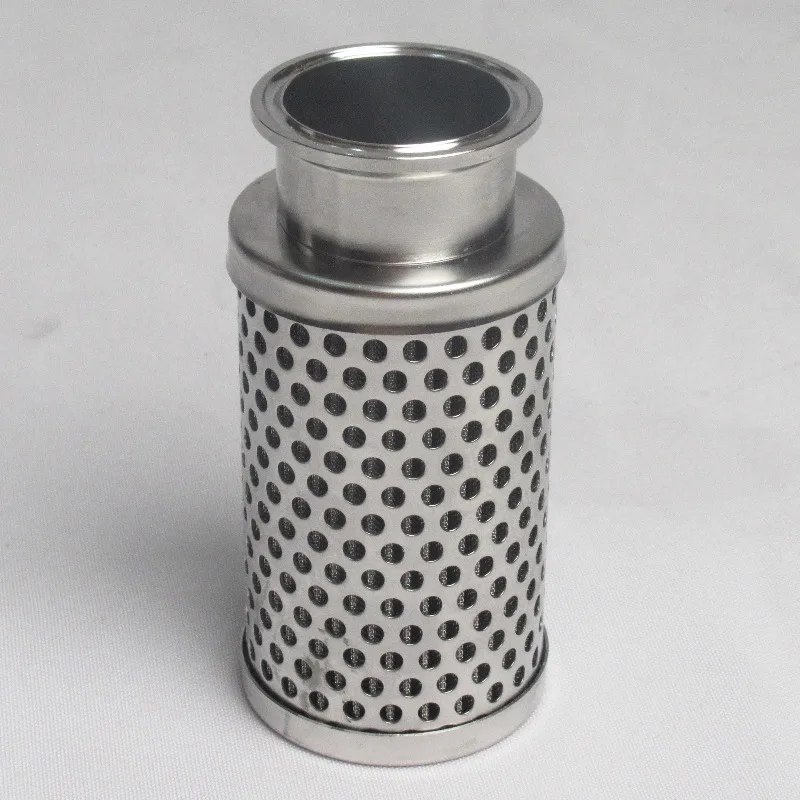 Factory Direct Sale Customized 10um SS304 Filter Element 39*60*121 Industrial SS Strainer with Quick Open Interface