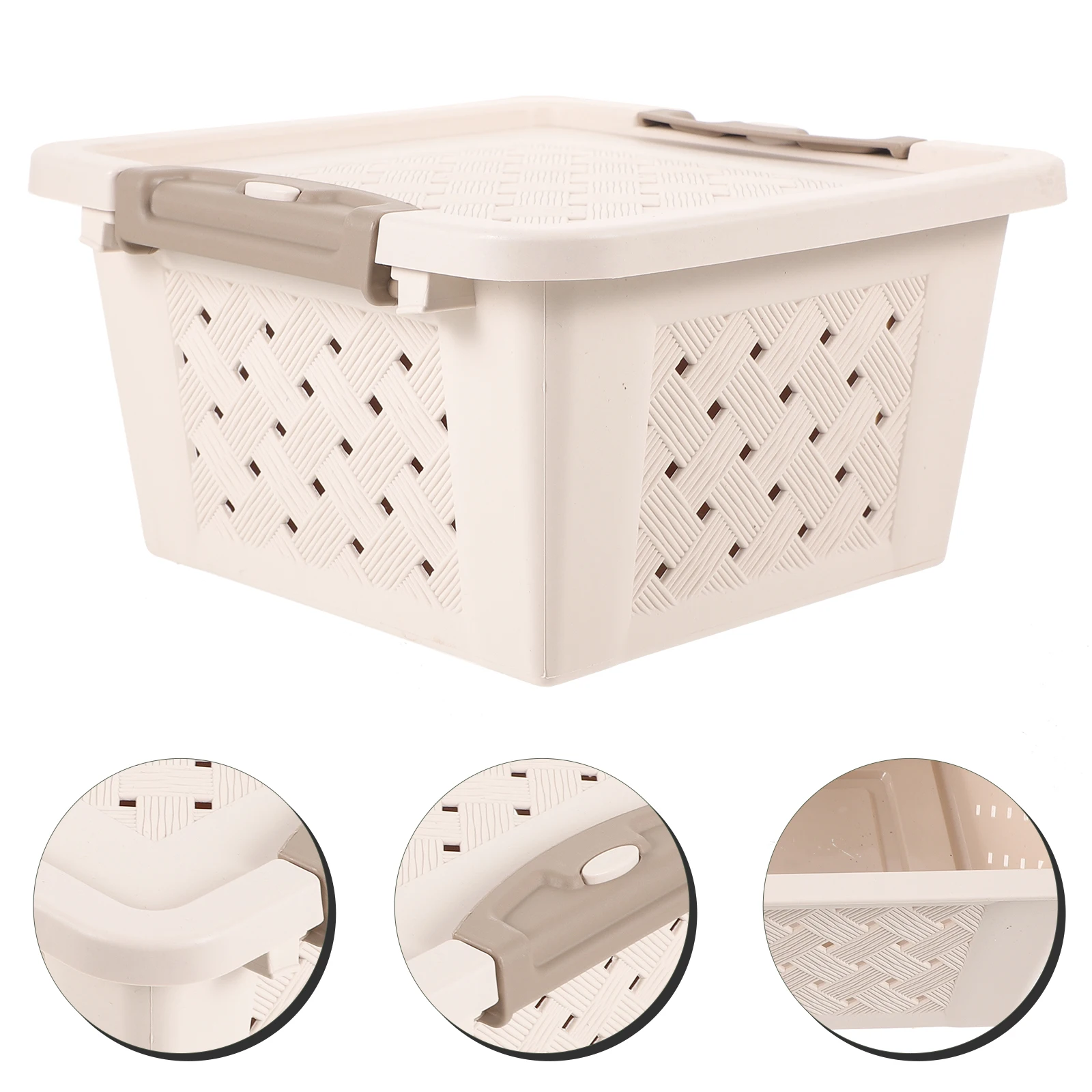 

Pet Transport Box Plastic Portable Small Cage for Hamsters Guinea Pigs Breathable Safe Multi Functional Storage