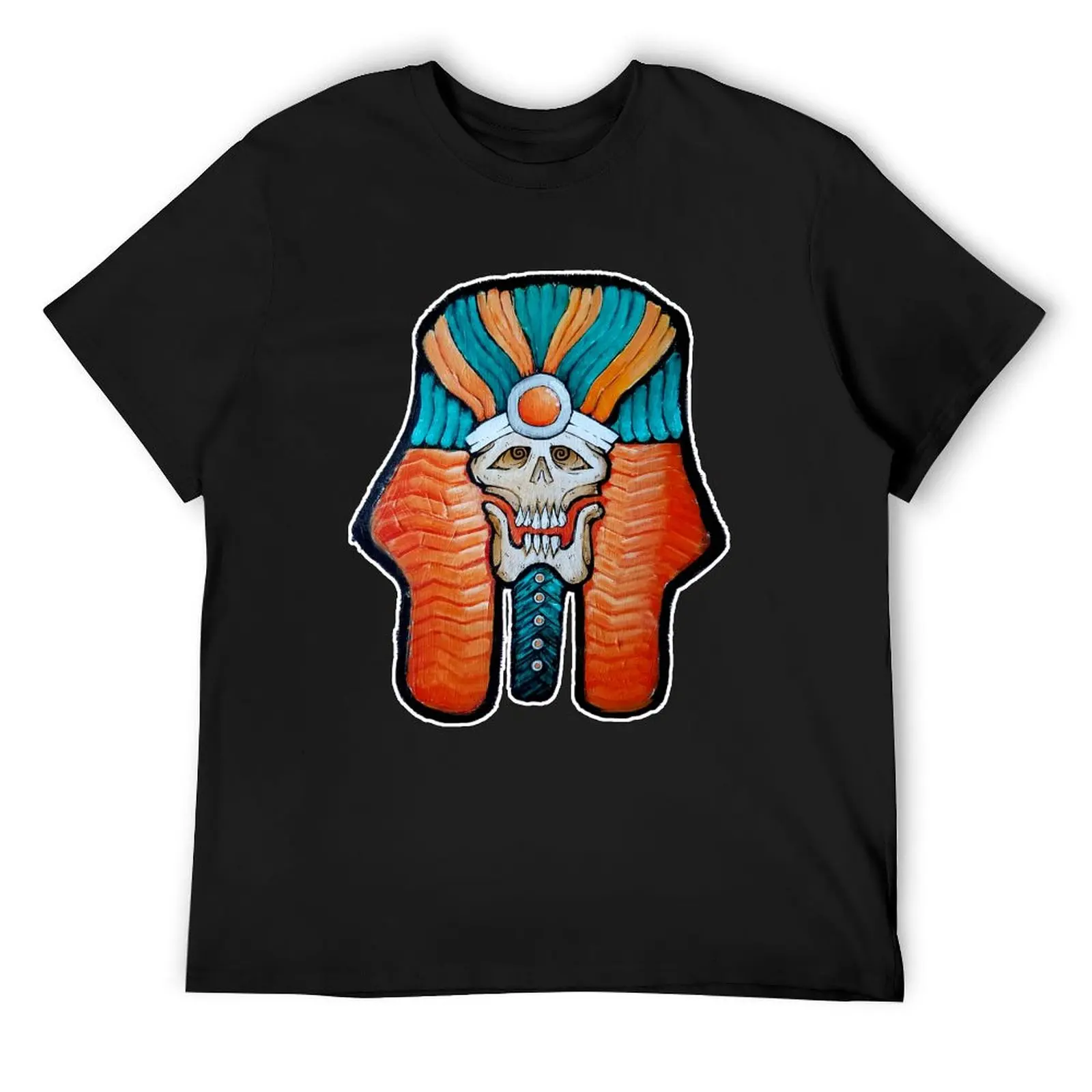 Coral Pharaoh T-Shirt designer shirts oversized graphic tee plain Men's t-shirt